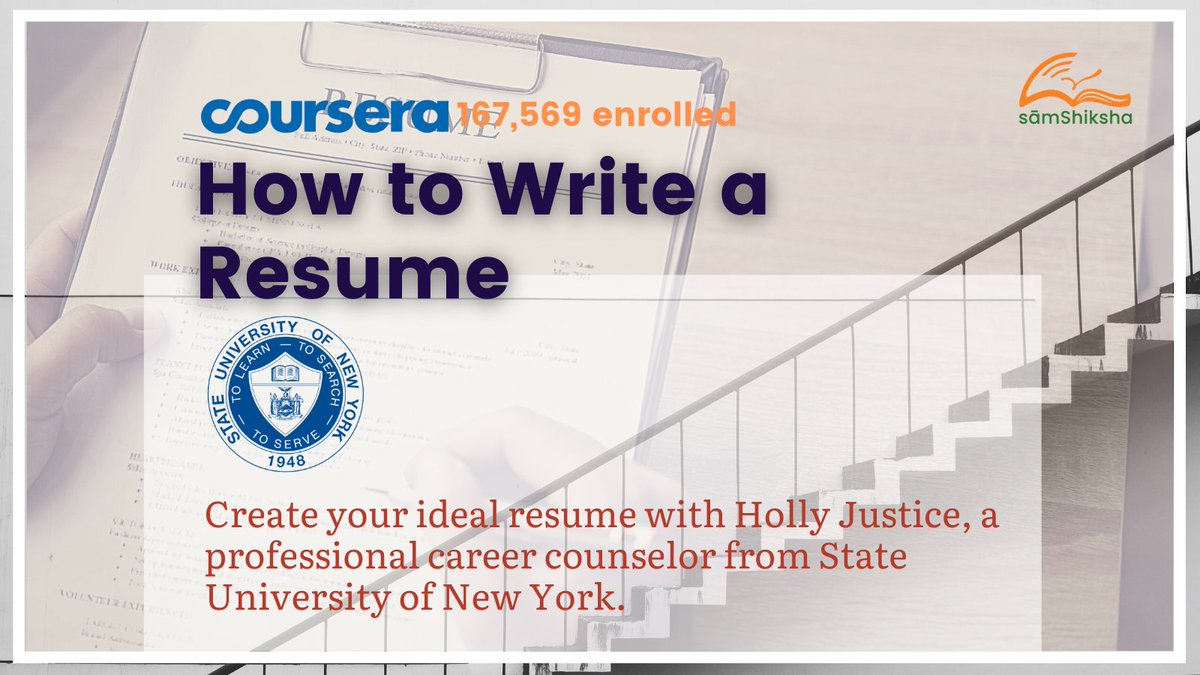 Are you gearing up to enter the job market this year, or just looking for a switch? An impactful resume can make all the difference. 

Learn how to make one for FREE at sāmShiksha. 

Download on Play Store: lnkd.in/eCHr6UT

#samshiksha #onlinelearning #resume #edtech