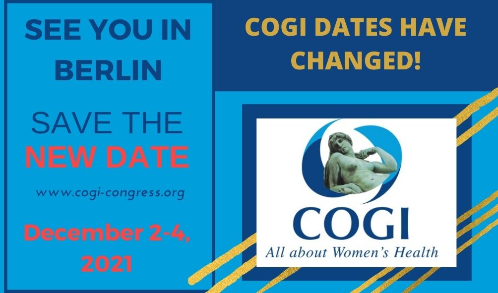 Please take note - #COGI has changed the congress dates to December 2-4, 2021.
Please update your diaries and SAVE the NEW DATES.
See you in Berlin in DECEMBER!
cogi-congress.org