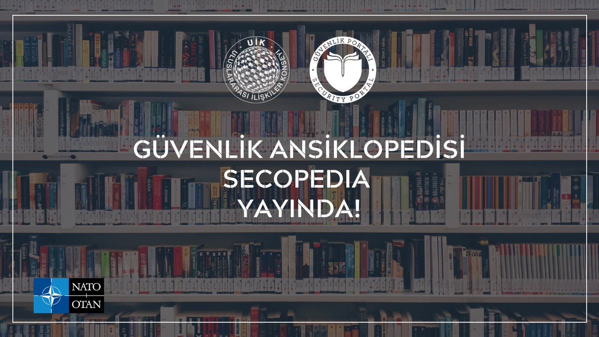 guvenlikportali's tweet photo. Uluslararası İlişkiler ve Güvenlik konularında temel kavramları kısa metinlerle açıklayan çevrimiçi ansiklopedi #Secopedia yayında.
İncelemek için: https://t.co/9vHtQMFrU6
Lütfen bu paylaşımı RT ederek #güvenlik konularına ilgi duyanların Secopedia'ya ulaşmalarını sağlayınız. https://t.co/8AerqM4SJr