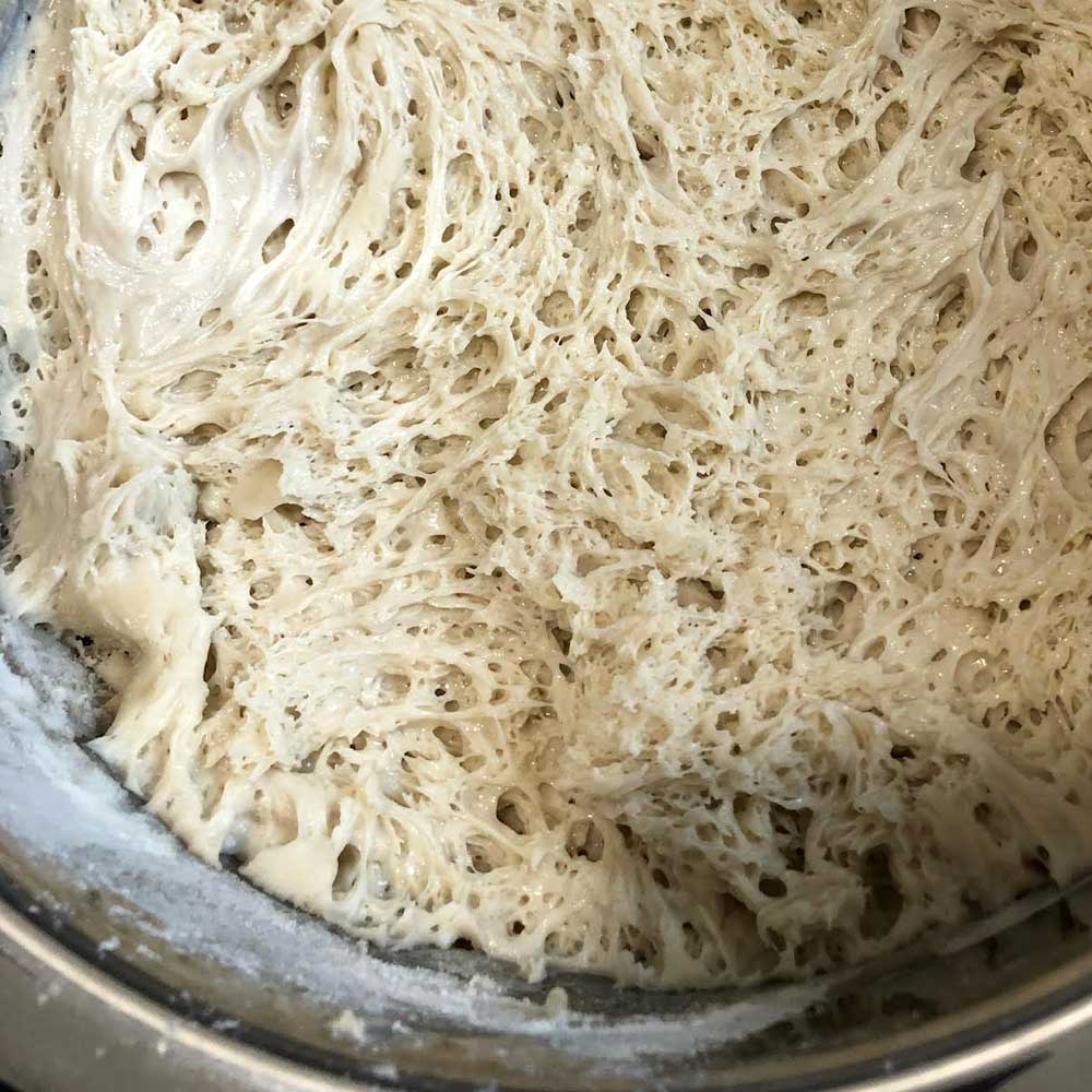 Ever wonder how our #sourdough gets its #realbread #flavour, open crumb and chewy, crunchy crust? It all starts with our matured natural natural yeast #ferment!  #baking #dorset #artisanbakery #craftbakery #buylocal #winterbornestickland #blandford #dorchester #realbreadweek