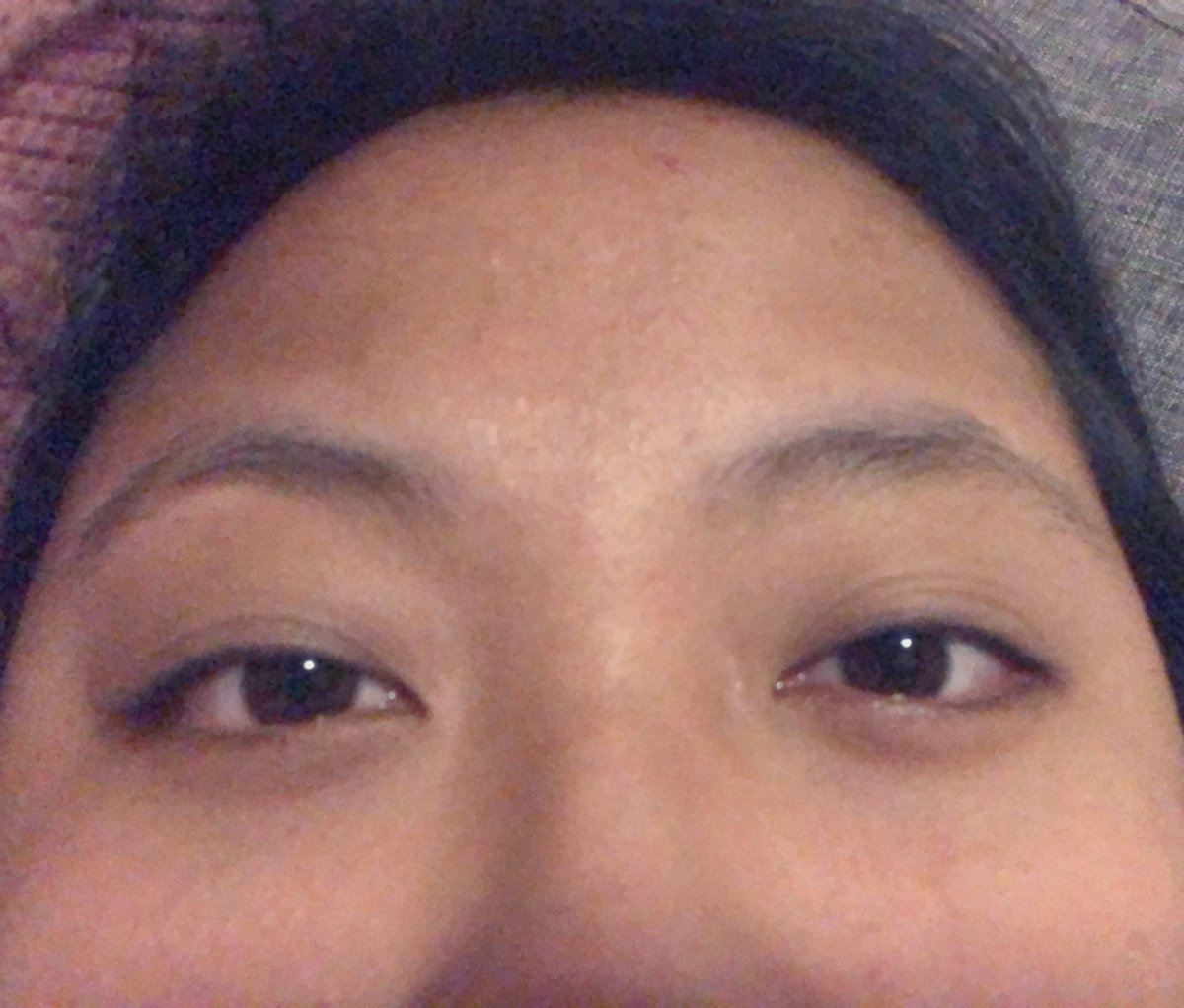 NNeminho's tweet photo. While conversing with the korean ahjumma in little Korean that I know, She waxed my eyebrows which I now regret because the pain and the shape 😭😭😭 https://t.co/iPJhrY2Txe