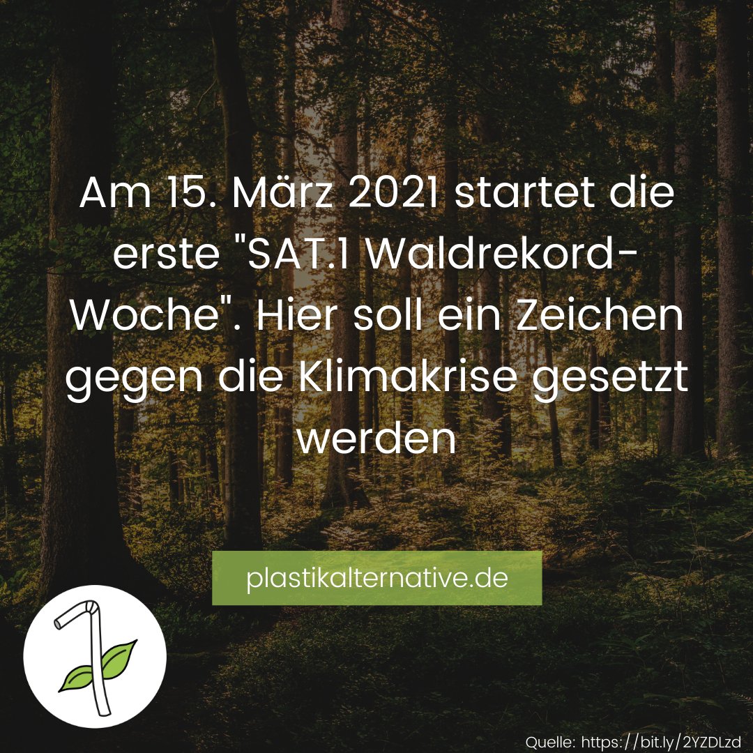 Entertainer Luke Mockridge startet die "SAT.1 Waldrekord-Woche". Das Motto seiner Show wird Recyclen, selbst machen und Ökobilanz ausgleichen sein. #plastikalternative 🌱