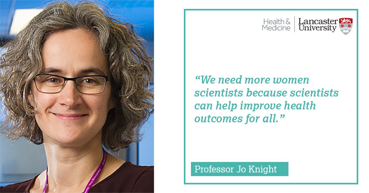 We need more women scientists because... "Scientists can help improve health outcomes for all." - Professor Jo Knight  #February11  #WomenInScience
