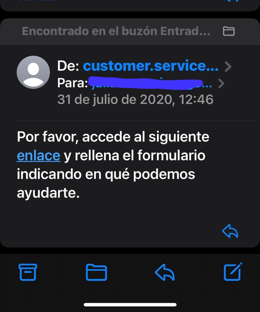 ariel_julia90's tweet photo. @travelgenio A ese mail llevo escribiendo desde el año pasado. Adjunto la respuesta automática por parte vuestra. Después de rellenar el mismo formulario mil veces, sigo sin mi dinero. Y sin ni siquiera un contacto directo más que estos mensajes automáticos inútiles. https://t.co/5G83rJvl1K