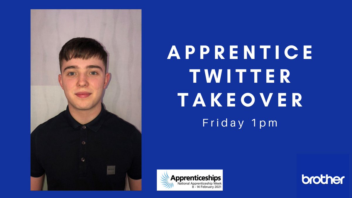 1 hour countdown! Join us at 1pm where <a href="/LAJ_BUK/">Lewis Johnstone</a>
 will be taking the reins for an hour to talk all things Apprenticeships #NationalApprenticeshipWeek #NAW2021