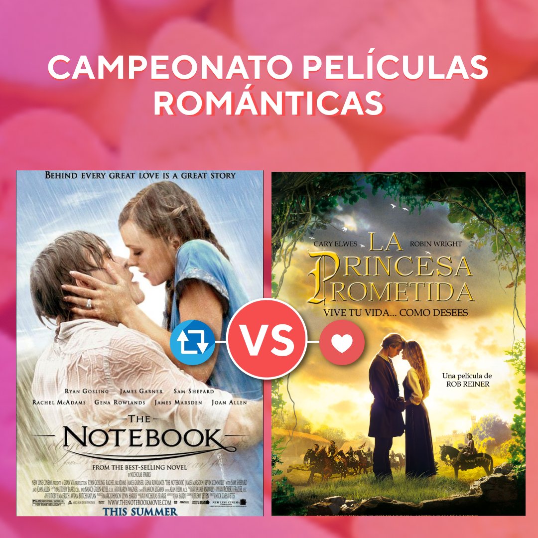 CineYelmo's tweet photo. 🏆 ¡Entramos ya en cuartos de final de la #CopaRománticaCineYelmo! 💖

🔄 #ElDiarioDeNoa
♥️ #LaPrincesaPrometida https://t.co/bPJ46TCaqn