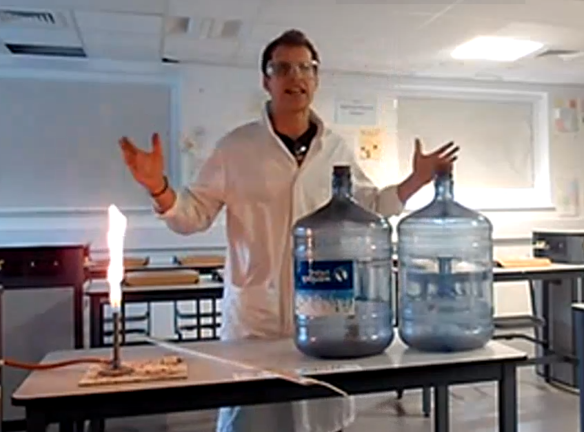 ScienceSpires's tweet photo. Dr Rogers will be doing another one of his exciting Science demos today at 3pm for Y7 and 8 - head to your Team to get the link! #whosh #science https://t.co/ndzCVVKMpA