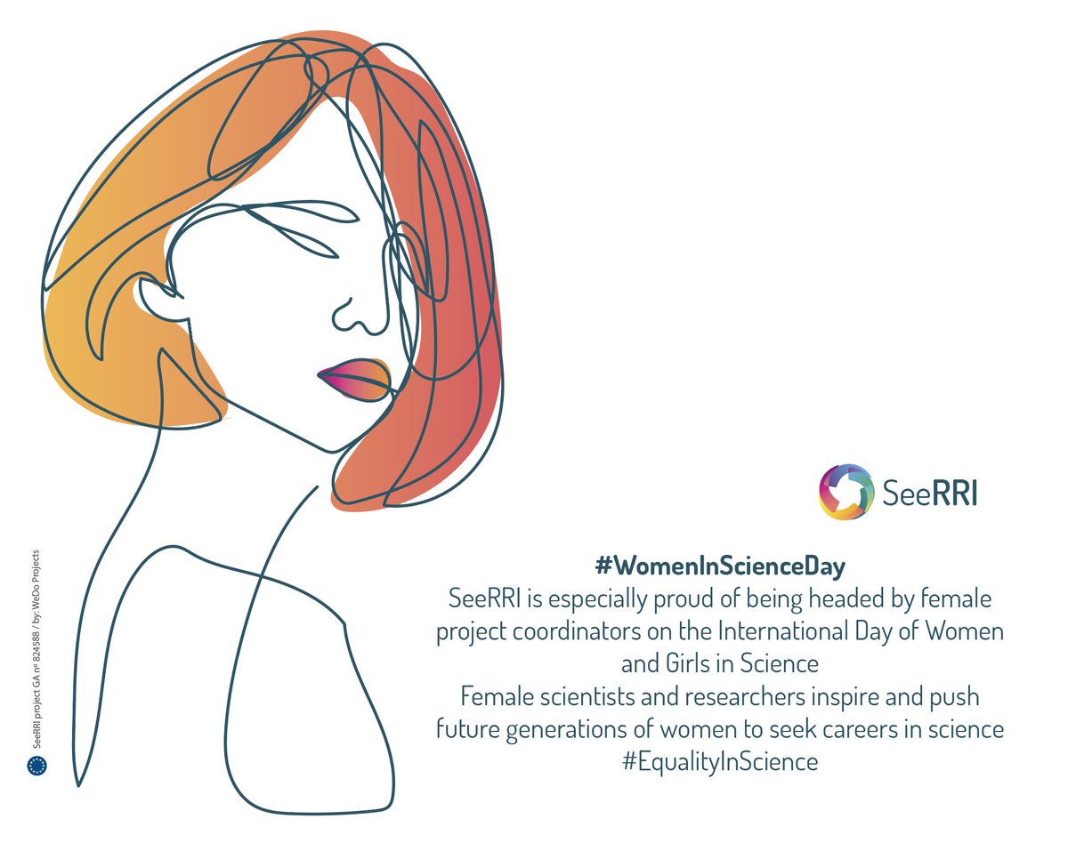 #WomenInScienceDay
SeeRRI is especially proud of being headed by female project coordinators on the International Day of Women and Girls in Science
Female scientists and researchers inspire and push future generations of women to seek careers in science
#EqualityInScience