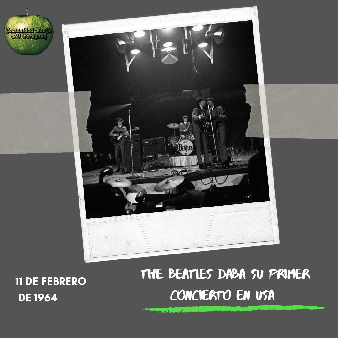 Luego de las presentaciones que hicieron días antes en el Show de Ed Sullivan, The Beatles daba su primer concierto en los Estados Unidos en el Washington Coliseum