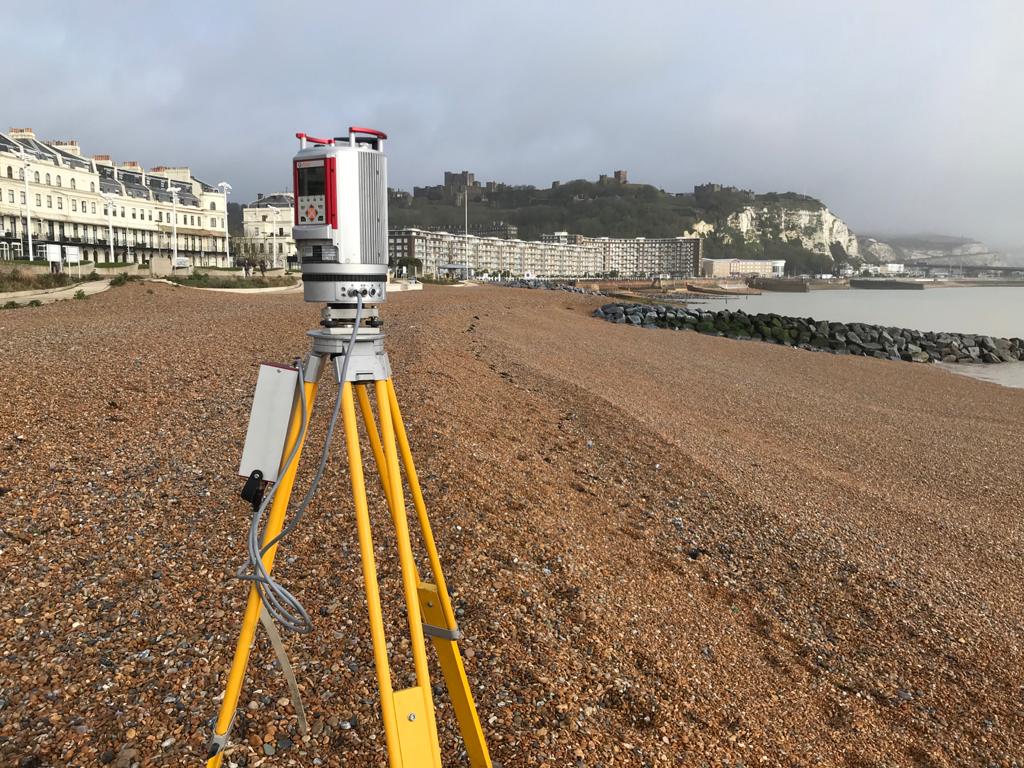Beach monitoring last week with the Rigel VZ400 laser scanner. Good low tides and lucky with the weather.  #beach monitoring #laser scanning #Riegl <a href="/RIEGL/">RIEGL</a>