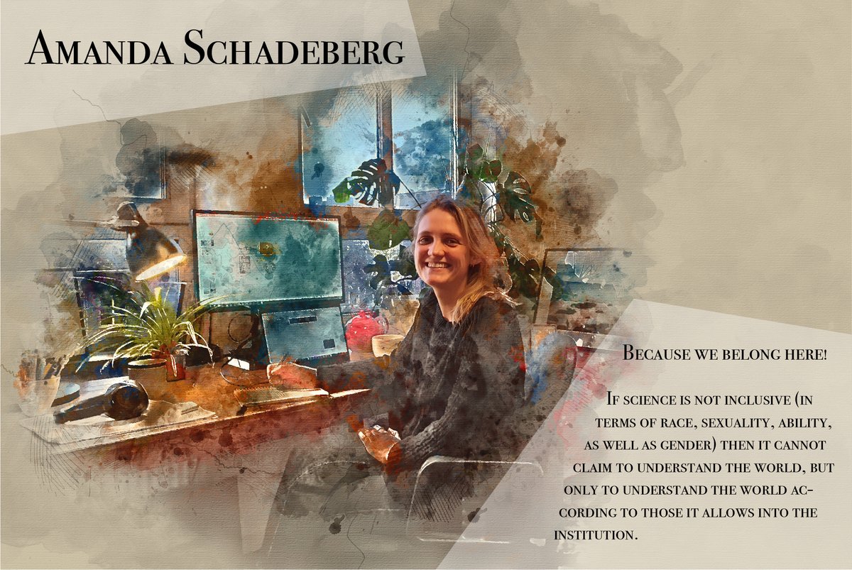 Our third  #WomeninScience is  @AmandaSchaScha, who researches the (anticipatory) gouvernance of mesopelagic fisheries. Amanda enjoys being a scientist because she loves that changing her mind is seen as a strength not as a weakness.  #MarSocSci  #societyandthesea  #WomenInSTEM