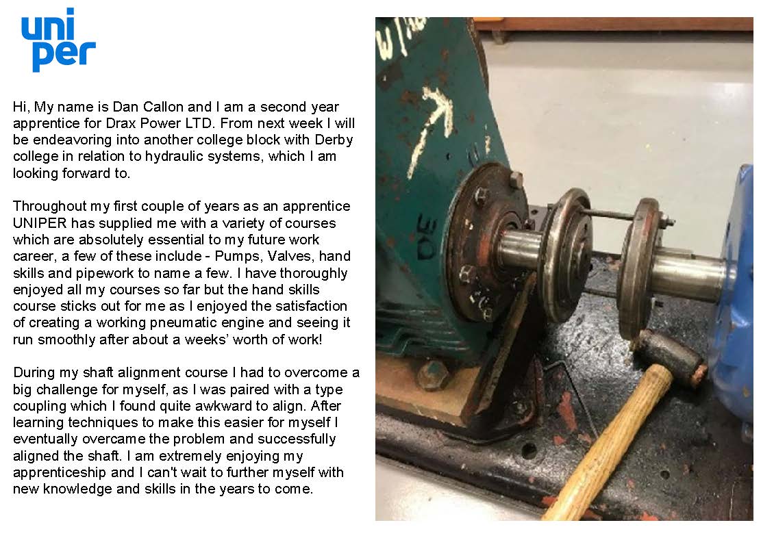 ea_ratcliffe's tweet photo. Our second year #apprentice, Daniel Callon has put together this case study to outline his #experience on the apprenticeship programme so far. Read on below to see what he’s been getting up to over the two years he’s been on his apprenticeship #NAW2021 #Buildforthefuture https://t.co/Vg7zc5AtSd