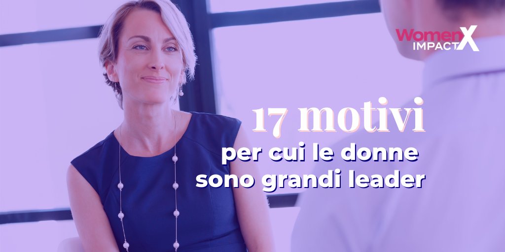 womenximpact's tweet photo. Abbiamo individuato 17 motivi per cui le #donne sono grandi leader.
🌺Siamo #empatiche
🌺Siamo ottime ascoltatrici
🌺Siamo brave nel #multitasking
🌺Sogniamo in grande
🌺Gestiamo bene le situazioni di #crisi
Ma non solo! Scopri tutti gli altri 12 ➡️ https://t.co/NeHWIfsq9A https://t.co/1ncFGy2CAx