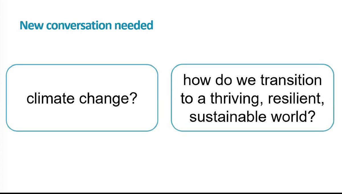 Do you think a shift in the media narrative from focusing on the issues of climate change to focusing on what a sustainable future could look like would help audiences become more engaged with climate change?   #CommunicatingClimate