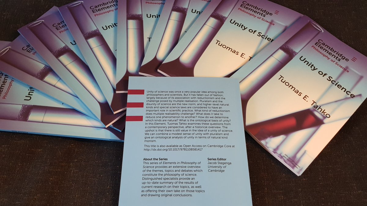 Tuomas Tahko The Hard Copies Of Unity Of Science Are Here Now Available To Purchase T Co Vk5q3mdopl Always Available Openaccess Here T Co Ab5ezanojv T Co 4rpzaz0pku