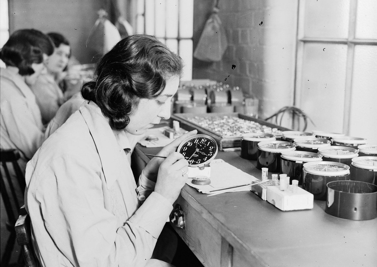 In 1925 the New Jersey medical examiner had been investigating the deaths of women working for the U.S. Radium Corporation. Their job was to apply radium paint to watch dials, and they were encouraged to regularly lick the paint brushes to keep the ends pointed.