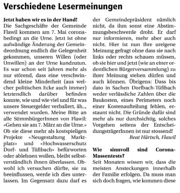 Martin Tscharner (@martintscharner) on Twitter photo Flawil in <a href="/WiNa_Ze/">Wiler_Nachrichten</a> vom 11. Feb. 2021 zur Ablehnung der unbrauchbaren Kulturhalle/ Markthalle. <a href="/FCFlawil/">Fussballclub Flawil</a> <a href="/e2alaa/">Flawil taxi</a> <a href="/kantonsg/">Kanton St.Gallen</a> <a href="/Kulturpunkt/">Кulturpunkt</a> @CulturaCH #flawil #nicetime #kultur #kulturhalle Flawil in <a href="/WiNa_Ze/">Wiler_Nachrichten</a> vom 11. Feb. 2021 zur Ablehnung der unbrauchbaren Kulturhalle/ Markthalle. <a href="/FCFlawil/">Fussballclub Flawil</a> <a href="/e2alaa/">Flawil taxi</a> <a href="/kantonsg/">Kanton St.Gallen</a> <a href="/Kulturpunkt/">Кulturpunkt</a> @CulturaCH #flawil #nicetime #kultur #kulturhalle