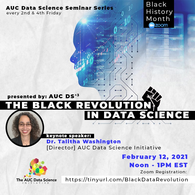 Dr. Talitha Washington (@doctor_talitha) on Twitter photo Come join us! Register at: tinyurl.com/blackdatarevol…
<a href="/CAU/">Clark Atlanta Univ.</a> <a href="/Morehouse/">Morehouse College</a> <a href="/MSMEDU/">Morehouse School of Medicine</a> <a href="/SpelmanCollege/">Spelman College</a> <a href="/AUCConsortium/">AUCC (Atlanta University Center Consortium)</a> <a href="/AmstatNews/">ASA</a> <a href="/amermathsoc/">American Mathematical Society</a> <a href="/maanow/">MAA</a> <a href="/UNCF/">UNCF</a> <a href="/tmcf_hbcu/">TMCF</a> <a href="/NAACP/">NAACP</a> <a href="/HBCUBuzz/">HBCU Buzz</a> <a href="/WHI_HBCUs/">White House HBCUs</a> <a href="/theatlantavoice/">The Atlanta Voice</a> Come join us! Register at: tinyurl.com/blackdatarevol…
<a href="/CAU/">Clark Atlanta Univ.</a> <a href="/Morehouse/">Morehouse College</a> <a href="/MSMEDU/">Morehouse School of Medicine</a> <a href="/SpelmanCollege/">Spelman College</a> <a href="/AUCConsortium/">AUCC (Atlanta University Center Consortium)</a> <a href="/AmstatNews/">ASA</a> <a href="/amermathsoc/">American Mathematical Society</a> <a href="/maanow/">MAA</a> <a href="/UNCF/">UNCF</a> <a href="/tmcf_hbcu/">TMCF</a> <a href="/NAACP/">NAACP</a> <a href="/HBCUBuzz/">HBCU Buzz</a> <a href="/WHI_HBCUs/">White House HBCUs</a> <a href="/theatlantavoice/">The Atlanta Voice</a>