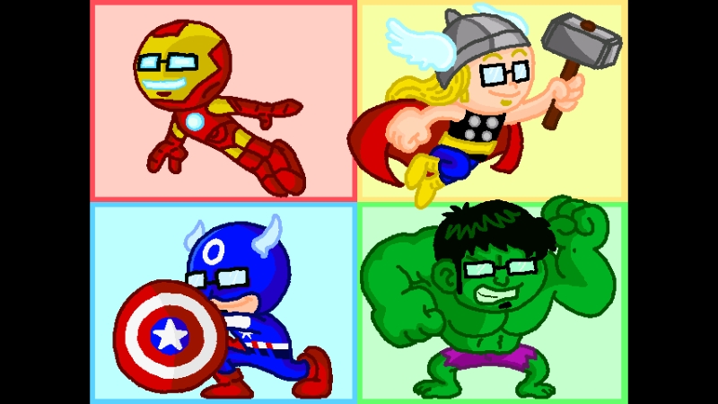 OSCAR75MIIVERSE's tweet photo. Como hoy no me apetecía ponerme a ello, porque tengo un latente dolor de cabeza, aprovecho para recuperar un dibu viejo... The Avengers in the Oscarverse!! 

#OscarDibuja #TheAvengers #Oscarverse #WiiU https://t.co/Vy6tT2kgyO