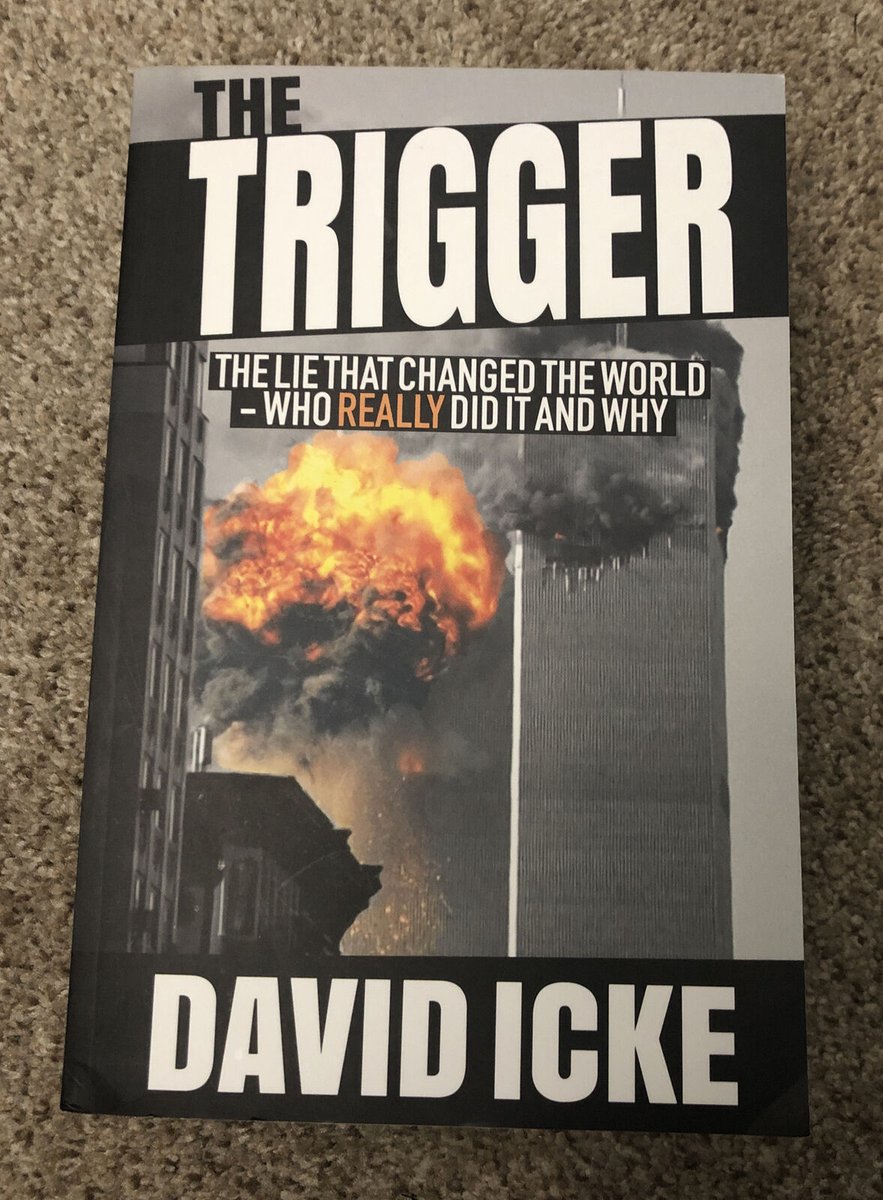 iluminatibot's tweet photo. The Trigger by David Icke goes into great detail documenting the absurd lies of the official 9/11 story. Over 800 pages of facts on 9/11 and on the death cult responsible. Get a hard copy while you still can, it will likely be pulled off Amazon soon: https://t.co/Y54B7oJeSG #ad https://t.co/HEZVCeP3gQ