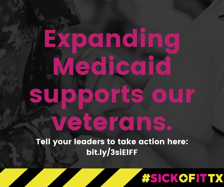 YoungInvincible's tweet photo. Texas has the highest number of uninsured veterans and spouses in the nation at 246,086.
Texas must safeguard the health of those veterans who have bravely served our country- the #TXLege must act on #MedEx4TX today: https://t.co/aByMcuLeuP. #TXVets https://t.co/2UEGIUbBOp