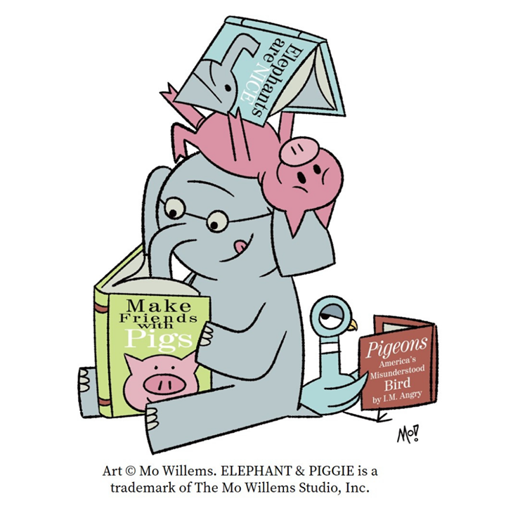 Today is Mo Willems' birthday, and we'll be reading his books all day to celebrate!! Happy birthday, Mo! 🎈🎂🎉 @The_Pigeon