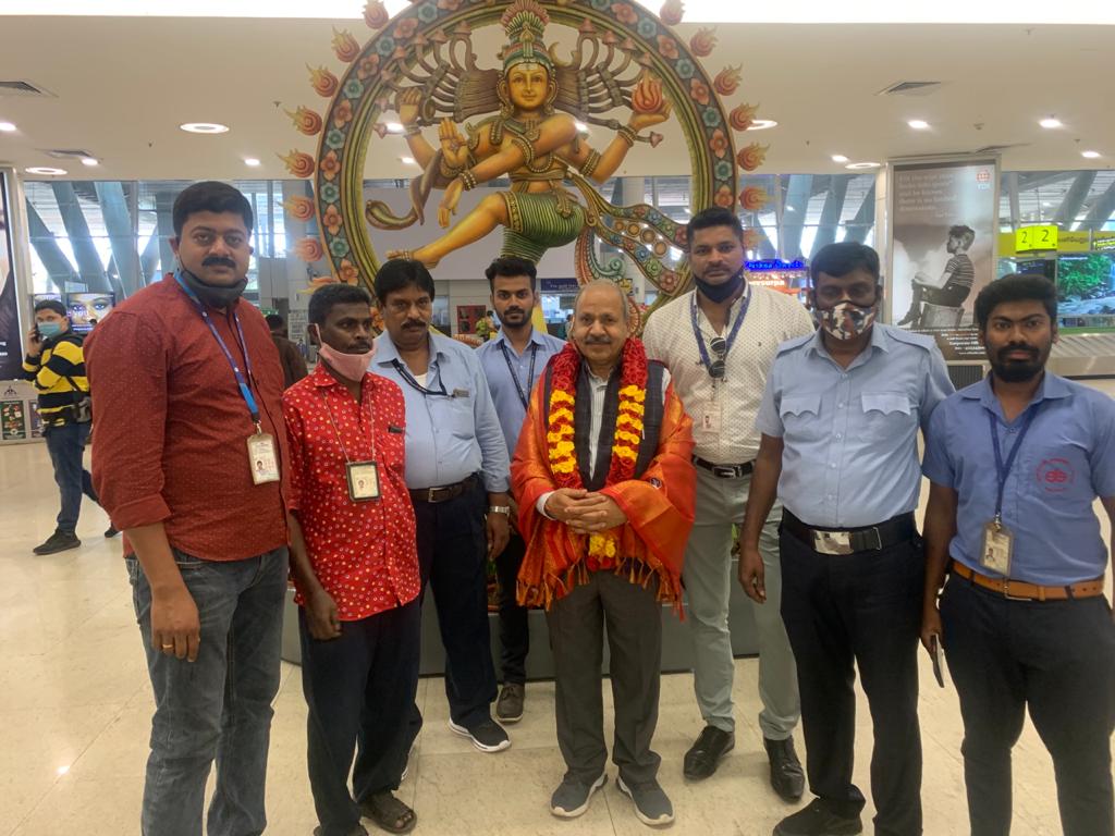 Yesterday I had a successful interaction with IAKU BMS Regional Executive Director (SR) and Airport Director Metro in Chennai.