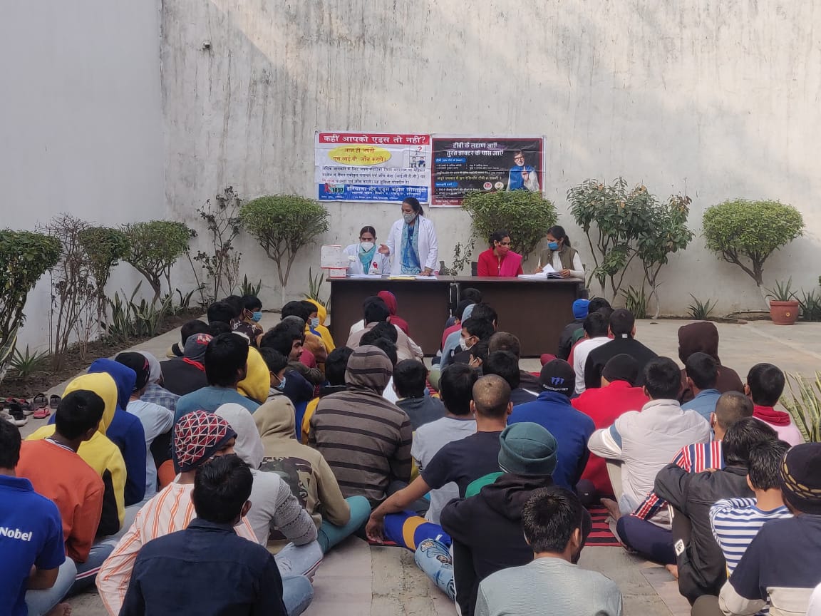 haryana_sacs's tweet photo. Awareness Cum testing camp on HIV/AIDS at Observation Home NIT-5 faridabad under Mainstreaming on dated 09-02-2021.
Total counselling- 80
Total testing- 68 #KnowAIDS #HIVAwarenes #BeAwareTakeCare #CheckKiyaKya https://t.co/w5dOHTU8jn