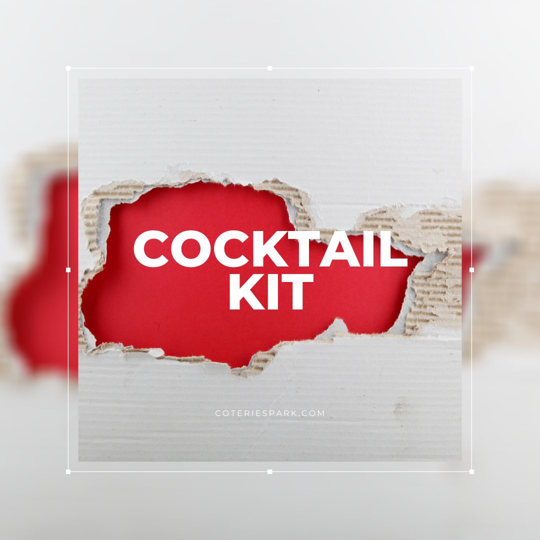 A top [shelf] component of live events that attendees are likely experiencing withdrawals from are the spirits! Why not put their margarita, old fashioned, moscow mule, or mocktail in the mail? Find out how on our blog at coteriespark.com/top-5-virtual-…. ✨