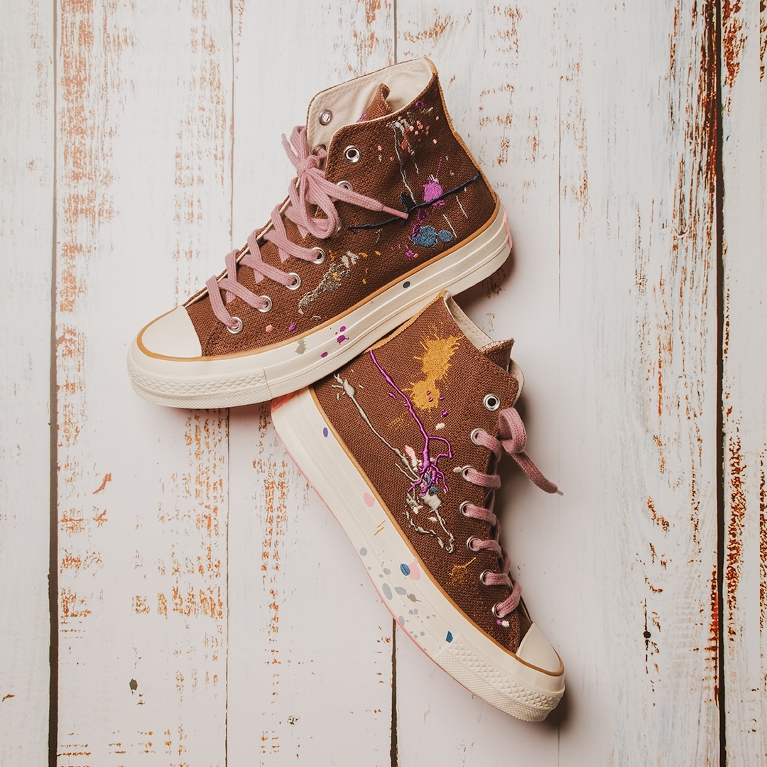 Footpatrol_ldn's tweet photo. Converse x Bandulu CT70 & Pro Leather High . Available now online. Sizes range from UK3.5 - UK11, priced at £105. Shop here: https://t.co/9Hw0vgcFa4 #Converse #Bandulu #ProLeather https://t.co/xy43Oo2z7H