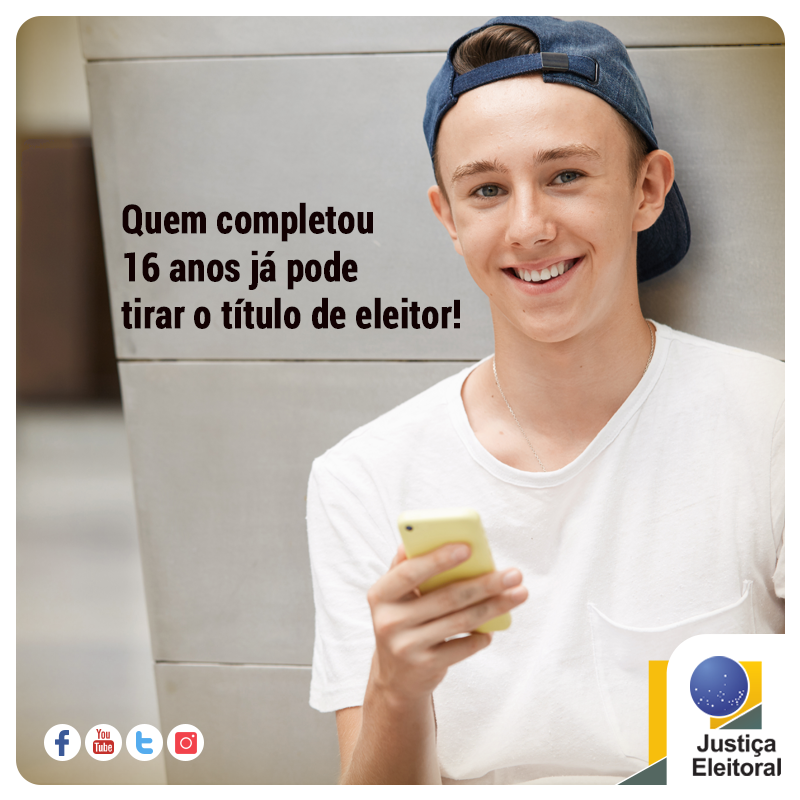 TRESPjusbr's tweet photo. Mais importante que opinar é poder votar.
Se você já tem 16 anos e se preocupa com o futuro, faça seu título eleitoral! Acesse o link: https://t.co/QyRAZVbXWh
"A menor ação é melhor do que a maior intenção." (John Burroughs)
#JustiçaEleitoral #SeuVotoTemPoder https://t.co/rTtzhaQos7