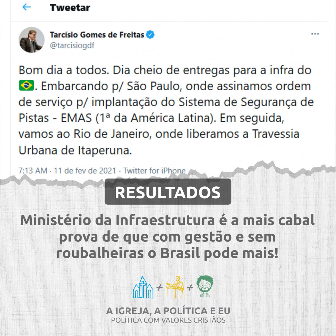 aigrejaapoliti1's tweet image. Parabéns pelos resultados de excelência Min @tarcisiogdf 
.
#bolsonaro #bolsona... instagram.com/p/CLJrrV_rxSM