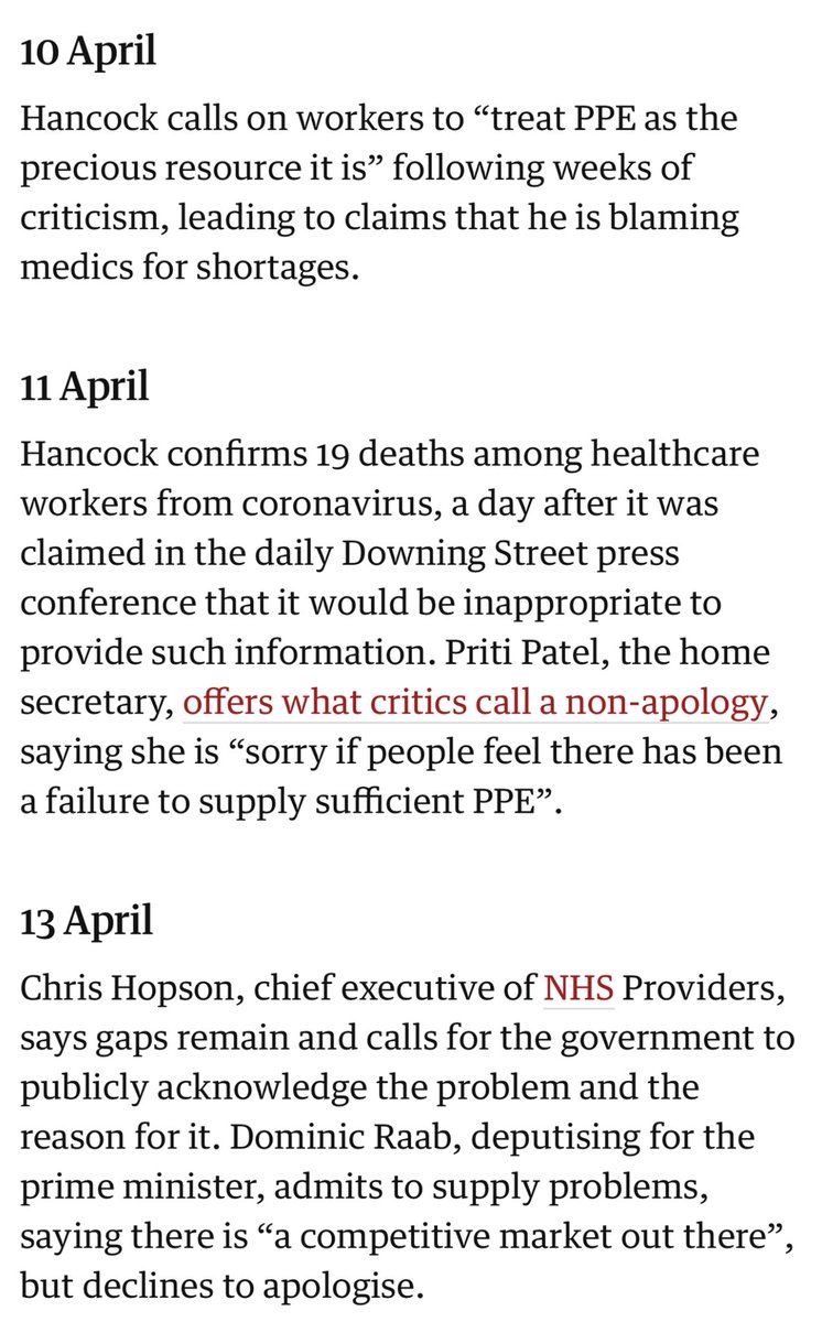 Here is a timeline of events from The Guardian outlining how the UK refused to participate in the EU procurement process using Brexit as an excuse.Reality, it was sending £14.4m to a Chinese medicine practitioner, with close links to Hon Frances Stanley to supply PPE...