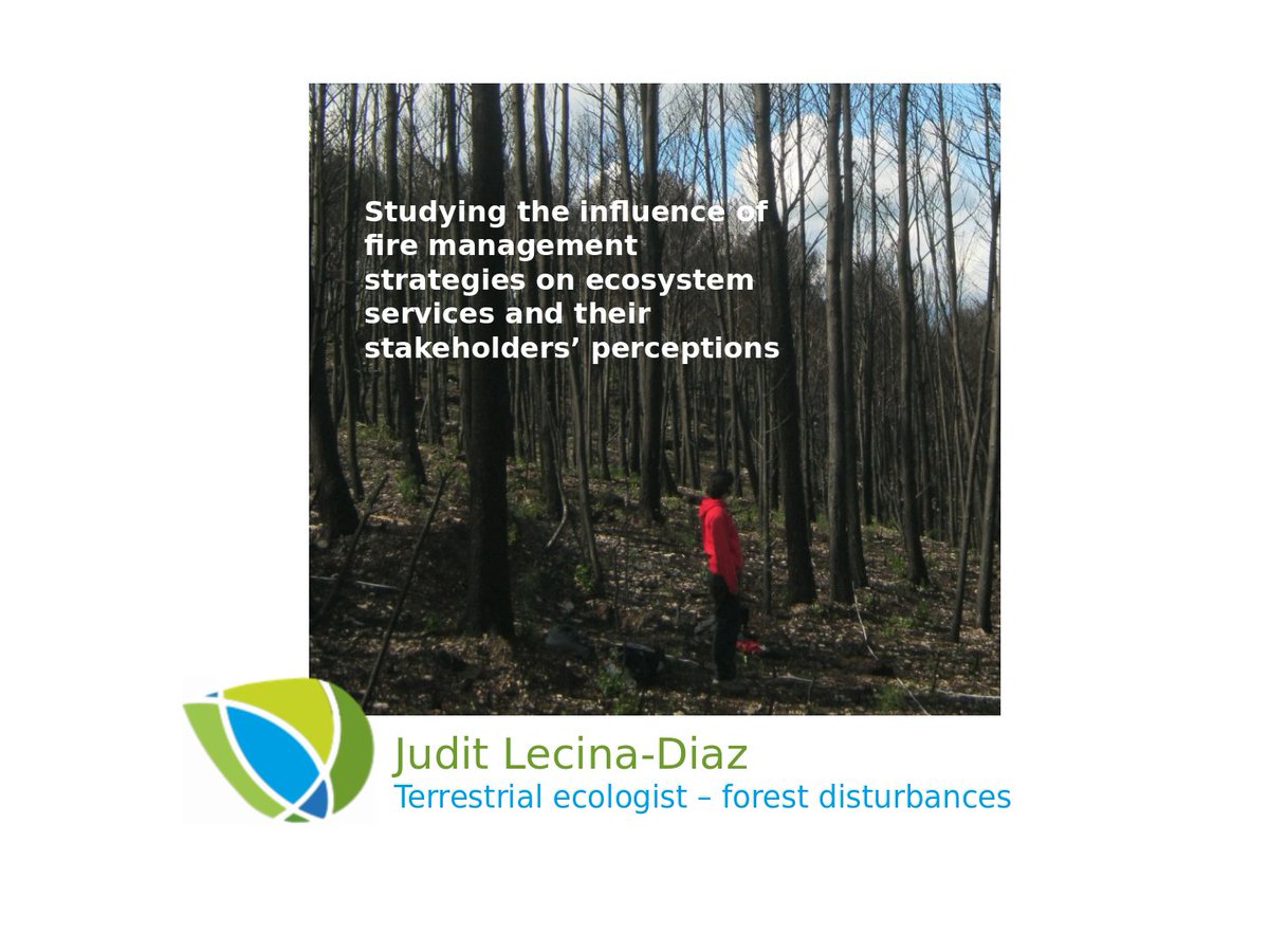 I'm a #postdoc researcher at 
@CIBIO_InBIO and I study the influence of #FireManagement strategies on #EcosystemServices and their #stakeholders' perspectives 
@FirESmart_proj @SIBECOL @_AEET_
 #11F2021  #WomenInEcology #DiaMujeryNiñaenCiencia #WomenInScienceDay