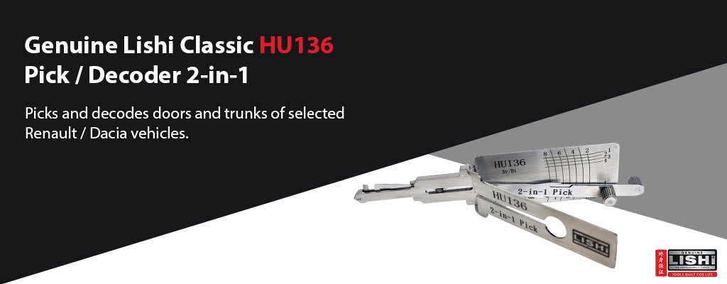 Genuine Lishi (@genuinelishi) on Twitter photo Designed to #pick and #decode doors & trunks in 3 mins or less, the Classic #GenuineLishi #HU136 2-in-1 tool works with selected #Renault / #Dacia vehicles.
Find out more / purchase via <a href="/tradelocks/">TradeLocks</a> 👇
ow.ly/uNUN50Dxx3f
#UAPTradeLocks #Lishi #Locksmith #Autolocksmith Designed to #pick and #decode doors & trunks in 3 mins or less, the Classic #GenuineLishi #HU136 2-in-1 tool works with selected #Renault / #Dacia vehicles.
Find out more / purchase via <a href="/tradelocks/">TradeLocks</a> 👇
ow.ly/uNUN50Dxx3f
#UAPTradeLocks #Lishi #Locksmith #Autolocksmith