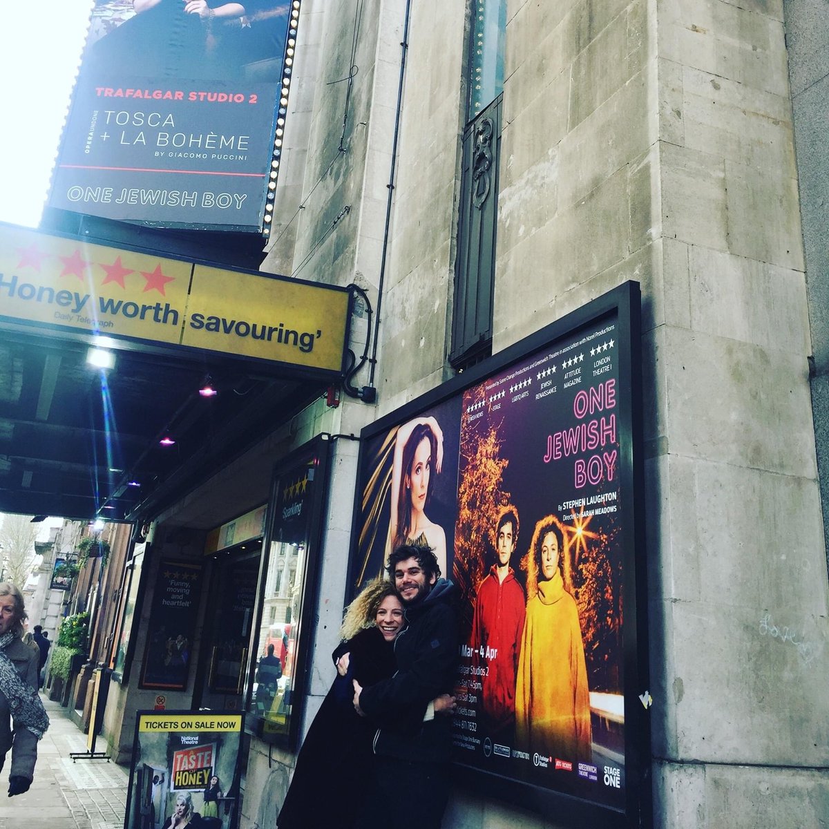 SarahMeadows1's tweet photo. A year ago today we started rehearsals for #OneJewishBoy @TrafTheatre @Asha_Reid @ruskinruskin https://t.co/K2lPguECWO