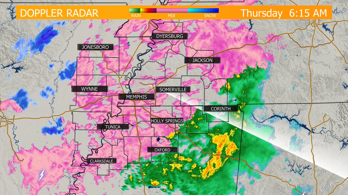 Local24Ed's tweet photo. freezing rain, and sleet https://t.co/krlJEKyNpG