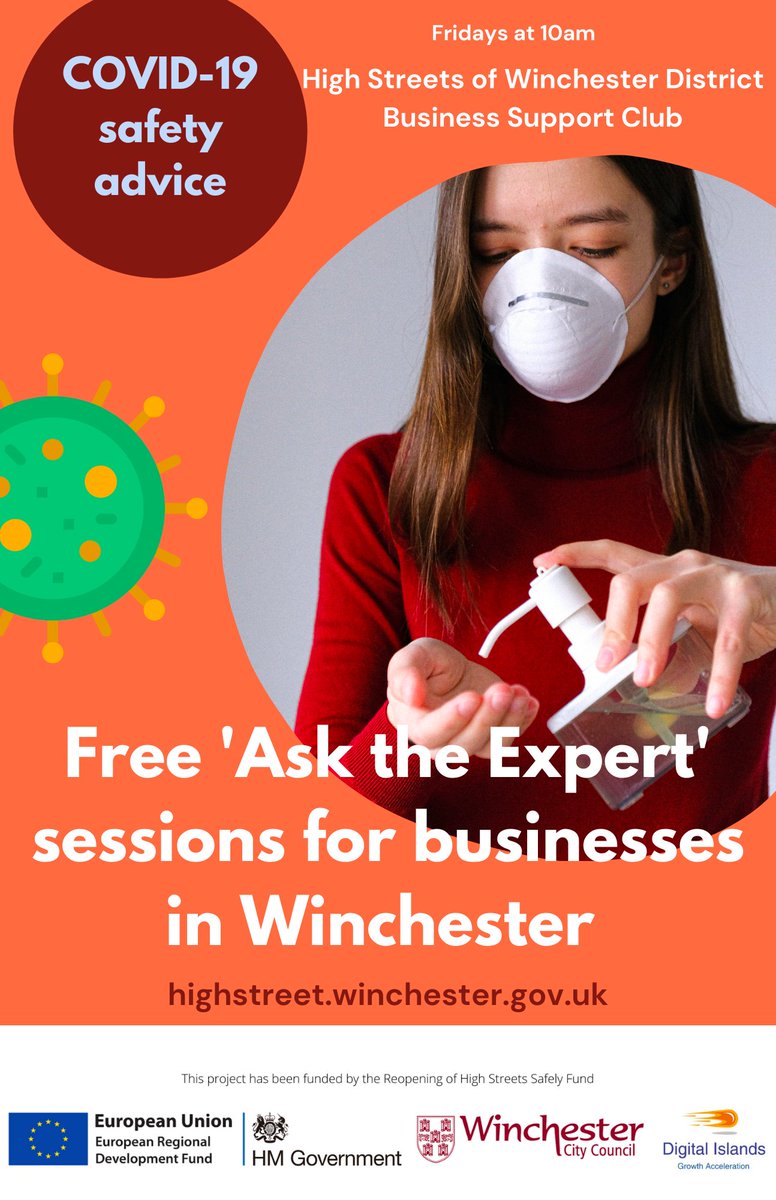 Register here …eet-winchester-district.thinkific.com for this and dozens of other free expert led advice clinics for businesses in and around Winchester. <a href="/WinchesterCity/">Winchester City Council</a> @BrineMP <a href="/WinchesterBID/">Winchester BID</a>