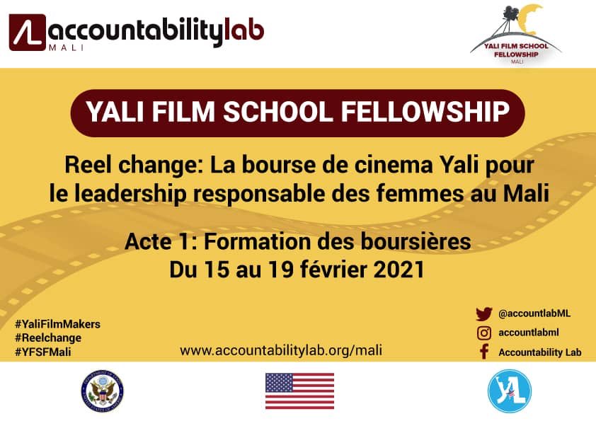 walet_zeina's tweet photo. Lancement officiel du projet  #YaliFilmSchoolFellowship pour les femmes au Niger et au Mali, ce Lundi 15 Février 2021 aux sièges de @AccountLab  des deux pays, suivi d’une formation de 5 jours du lundi 15 au 19 Février 2021. 
#Yalifilmmakers
#Reelchange
#YFSFMali https://t.co/QgsQJqQWvK