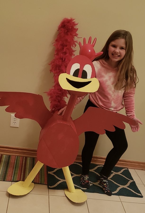 SpencerElem's tweet photo. COVID restrictions didn't put a damper on this student's hopes of creating an awesome Valentine Day Card Holder! 
#FlexibleMindset
#TheAmazingSpencerElem https://t.co/lB9iJ969gK