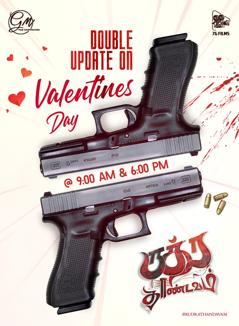 CineemaJunction's tweet photo. #RudraThandavam Double Update on Feb 14th Valentines Day @ 9.00AM & 6.00PM
@richardrishi ! @mohandreamer ! @DharshaGupta ! #7GFilms ! @grrragu ! #CineemaJunction ! https://t.co/BuBwZPiNal