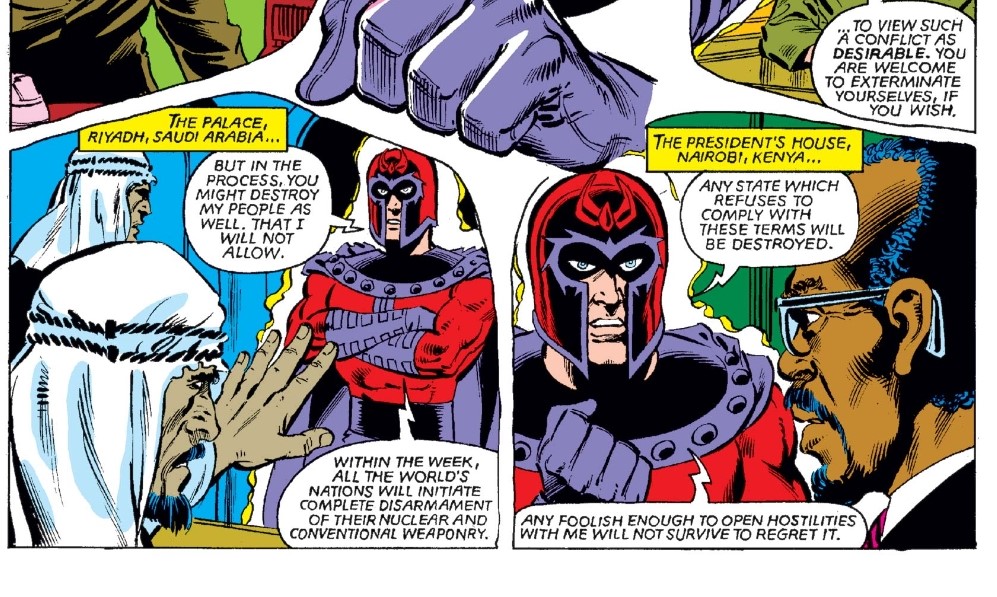 Thus, connecting X-Men to posthuman anxiety can involve the reader in a number of compelling and even contradictory ways, but always by deepening the sense of scope and scale of the evolving conflict between mutant and human factions. 9/9