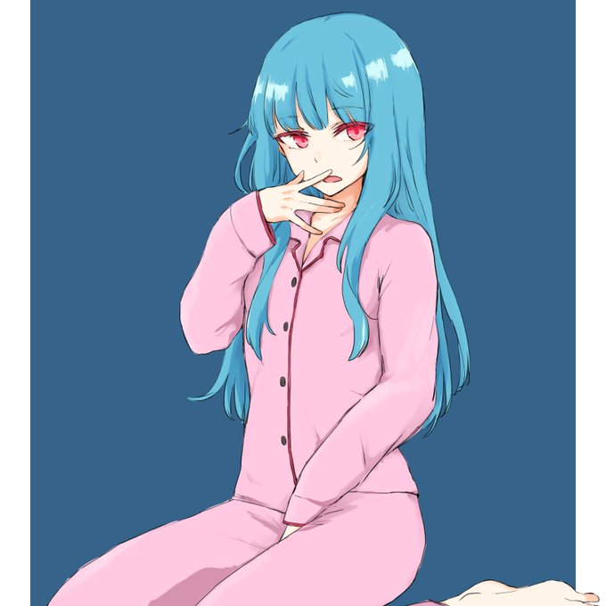 おねむな葵ちゃん描きました 