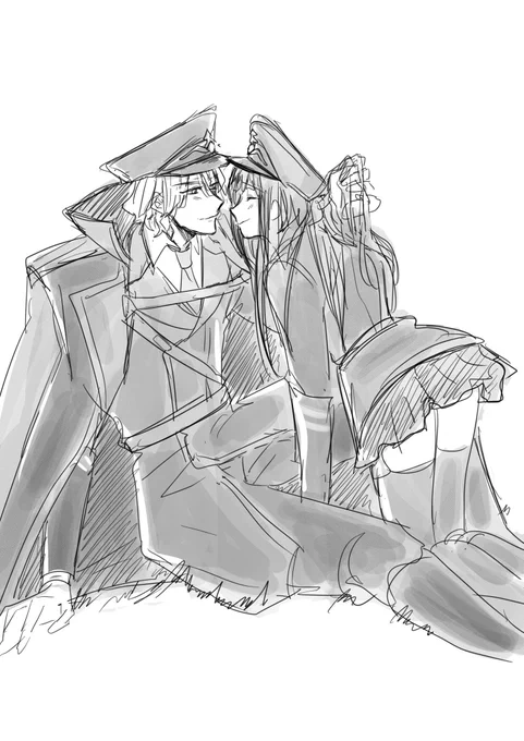 ウィルカレ?仕事の息抜き落書き

#モノウィザ 