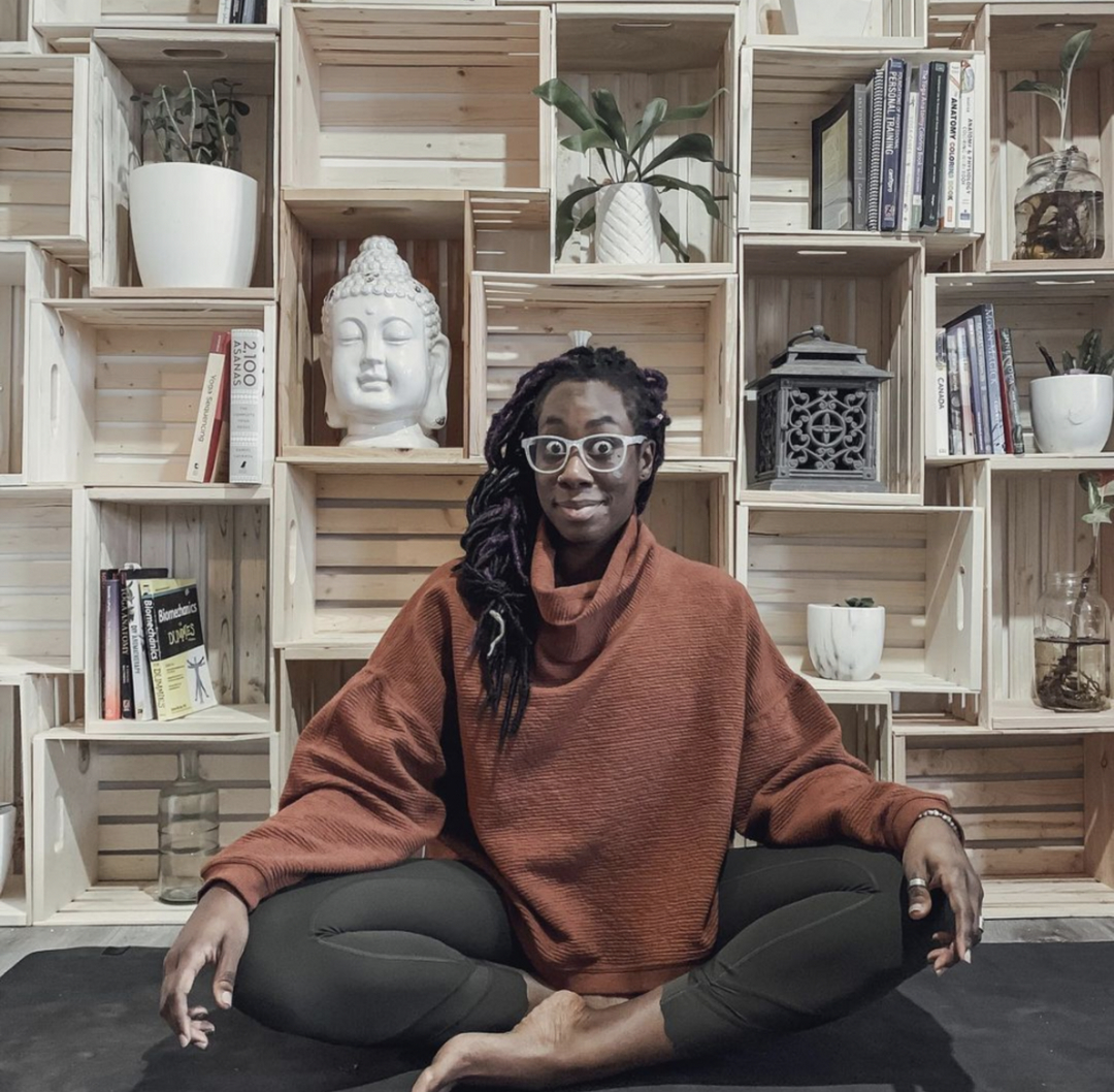 Queen Spotlight 👑
 
Her IG handle speaks so much truth: WILD 🔥 <a href="/wildroga/">Ro</a>
Ro is also a part of the #bipocyogisottawa collab, with @kethysk and <a href="/chongobwalya/">chongo bwalya</a> featured earlier this week.

Ro brings an untamed fierceness with so much care, love and kindness.  I distinctly remem