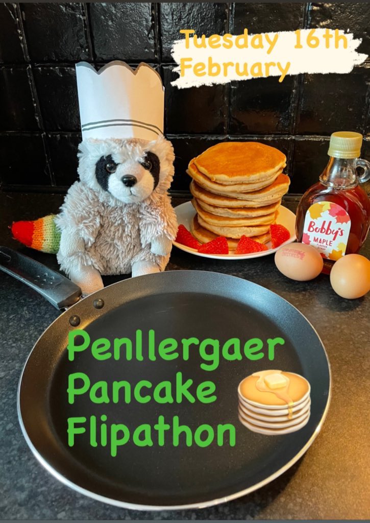 PenllergaerP's tweet photo. โญ๏ธ ๐ฅ Join Ryan our school mascot on Tuesday 16th February for the Penllergaer Pancake Flipathon! ๐ฅโญ๏ธ
Article 15 #ppssc https://t.co/hvPowFM90b