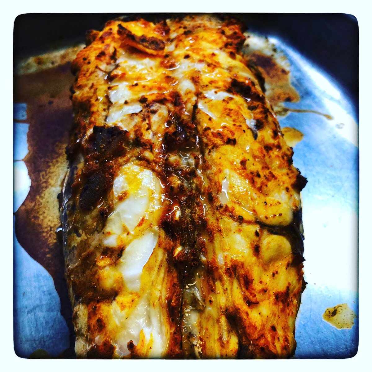New menu development day - The best British produce simply prepared and cooked !! 

Monkfish tail glazed with lime pickle great umami flavour after being in our Tandoor oven <a href="/SchpoonsandForx/">Schpoons & Forx</a> ... 
<a href="/LoveBritishFood/">Love British Food</a>  

#schpoonsandforx #menu #chefs #recipe #britishfoodisgreat