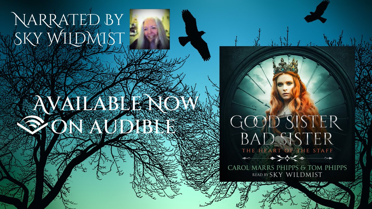 #RT “AVAILABLE NOW on Audible, GOOD SISTER, BAD SISTER

Narration by <a href="/SkyWildmist/">Sky Wildmist</a>

“There’s a host of characters you either love or hate, but each is ever so interesting. I adored the mercenary crow the most!”

audible.com/pd/B08G8HC3QX/…… 

audible.co.uk/pd/B08G8K8HHZ/…