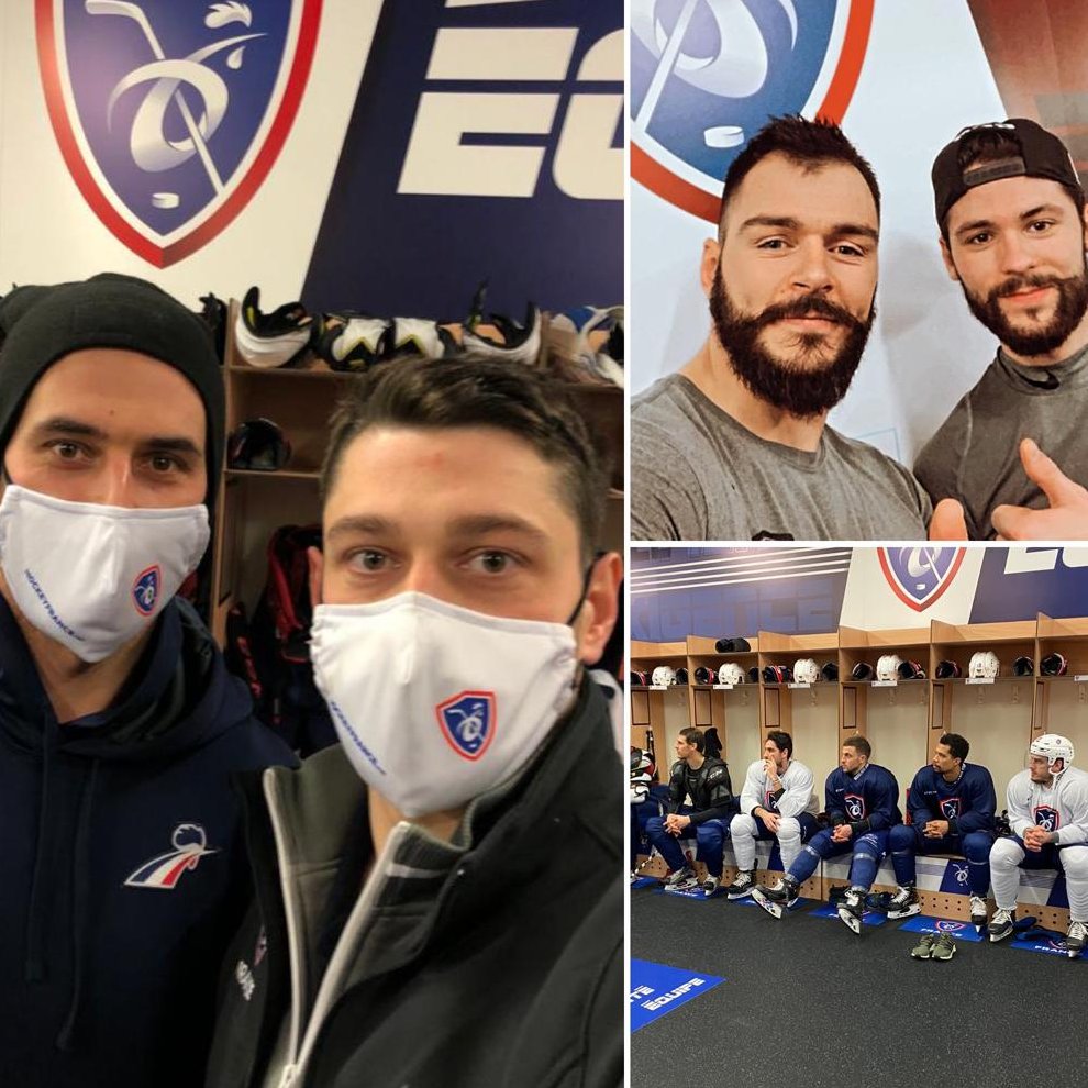 À l’occasion du dernier stage, les Bleus ont pris possession de leur nouveau vestiaire à l’Aren’Ice 🔵⚪️🔴

🔜 On vous ouvre prochainement les portes pour le découvrir 📸📽️ #HockeyFrance