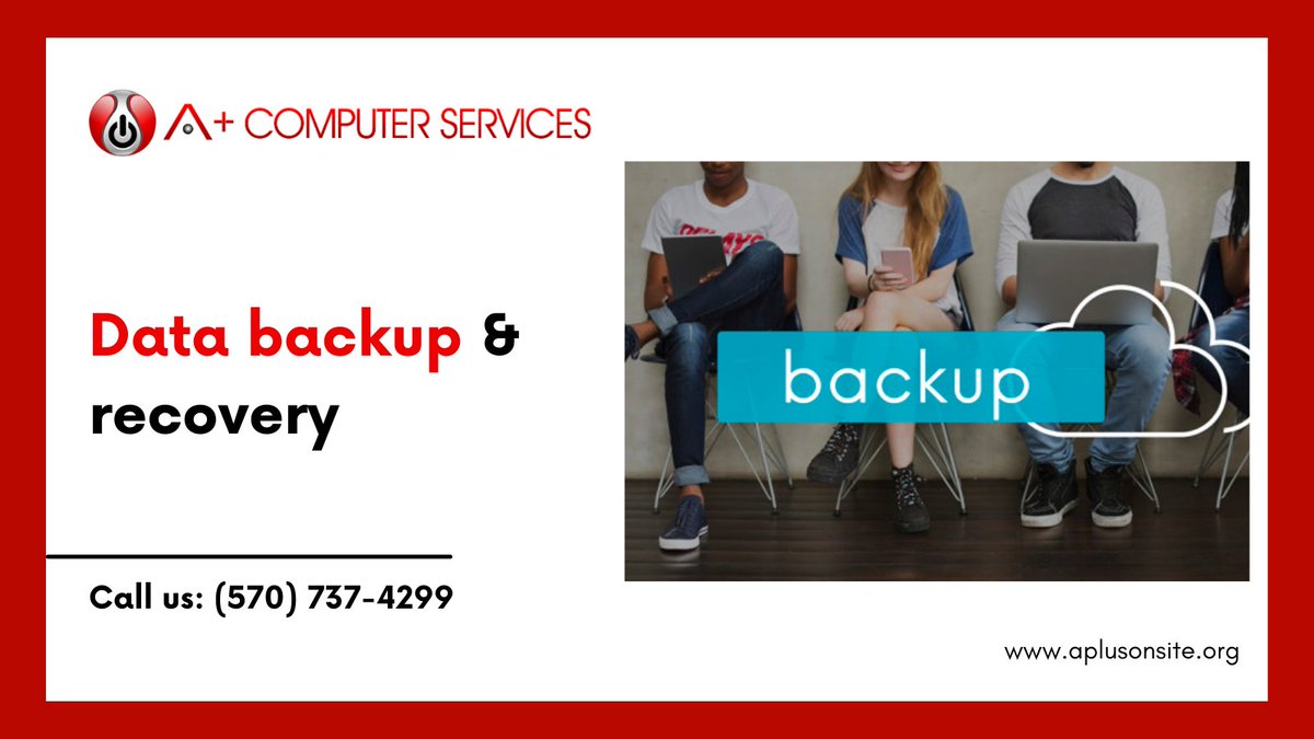 Data Backup and Recovery is the process of backing up your data in the event of a loss and setting up a security system that allows you to recover your data. #AplusComputerServices

For secure data backup and recovery services, visit aplusonsite.org